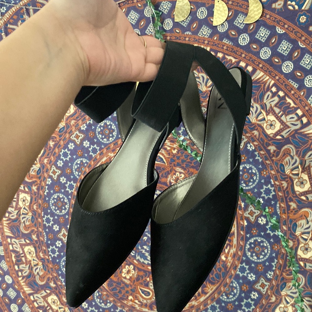 Worthington flats, ankle wrap size 8